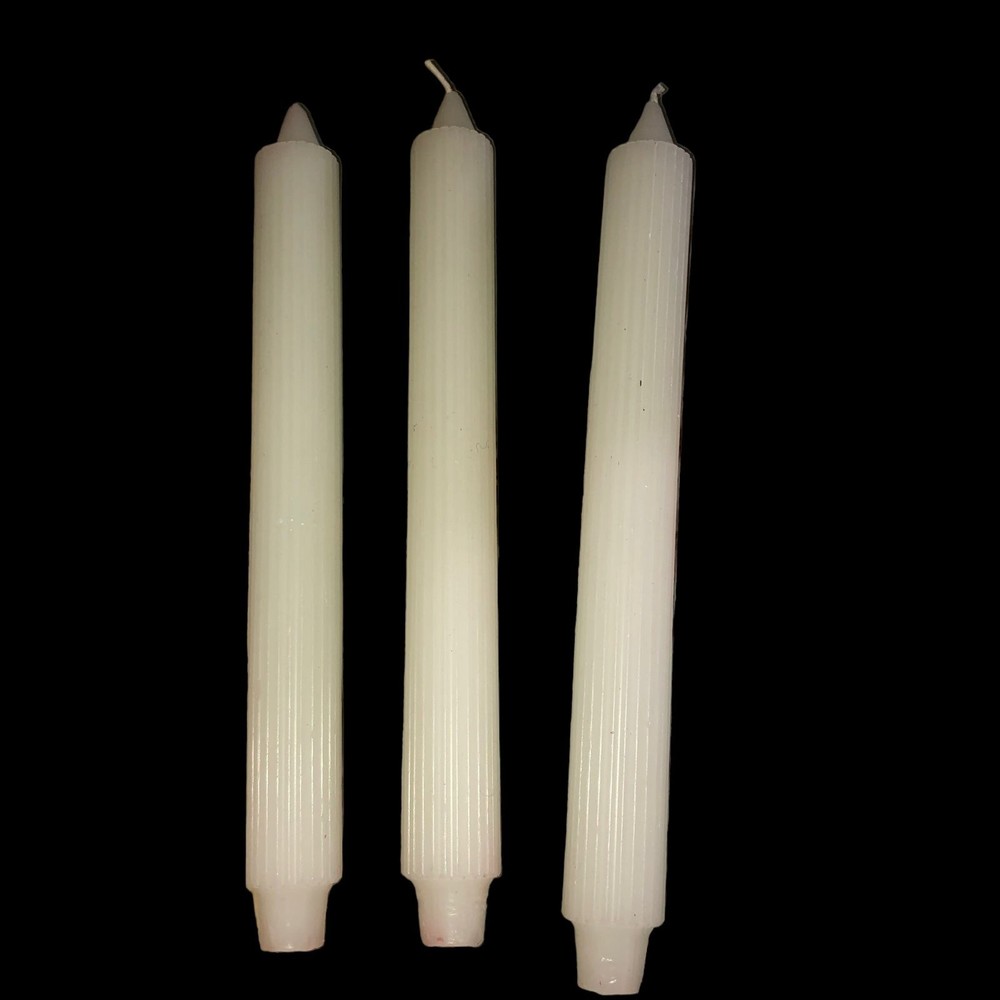 Set of 3 Tall 12” Taper Candles, Wedding Candles, Lighting, Home Deco Candles